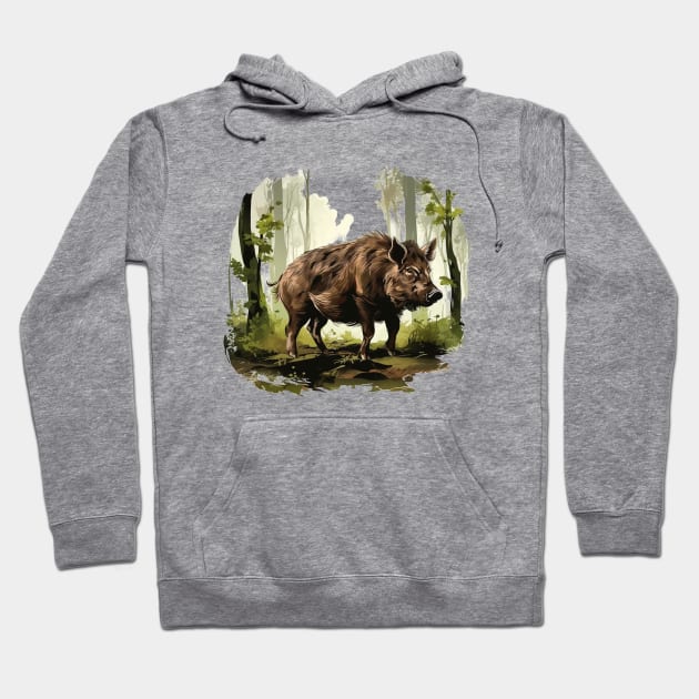 Wild Boar Hoodie by zooleisurelife